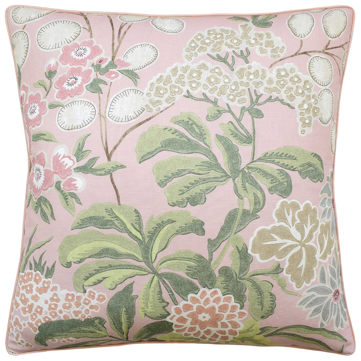 Throw Pillow: Meadow Blush 22" x 22"