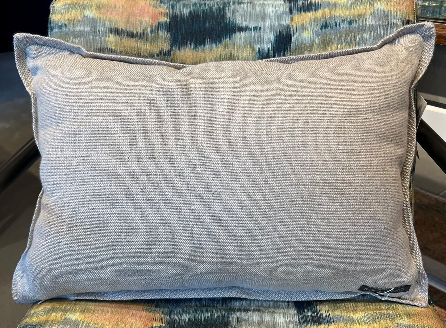 Throw Pillow: Giorgio Velvet Linen 14x20