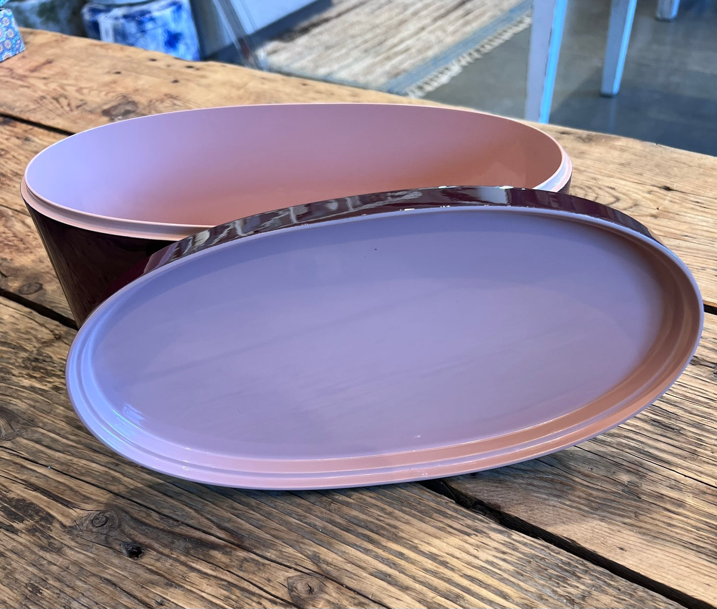 Oval Lacquer Boxes