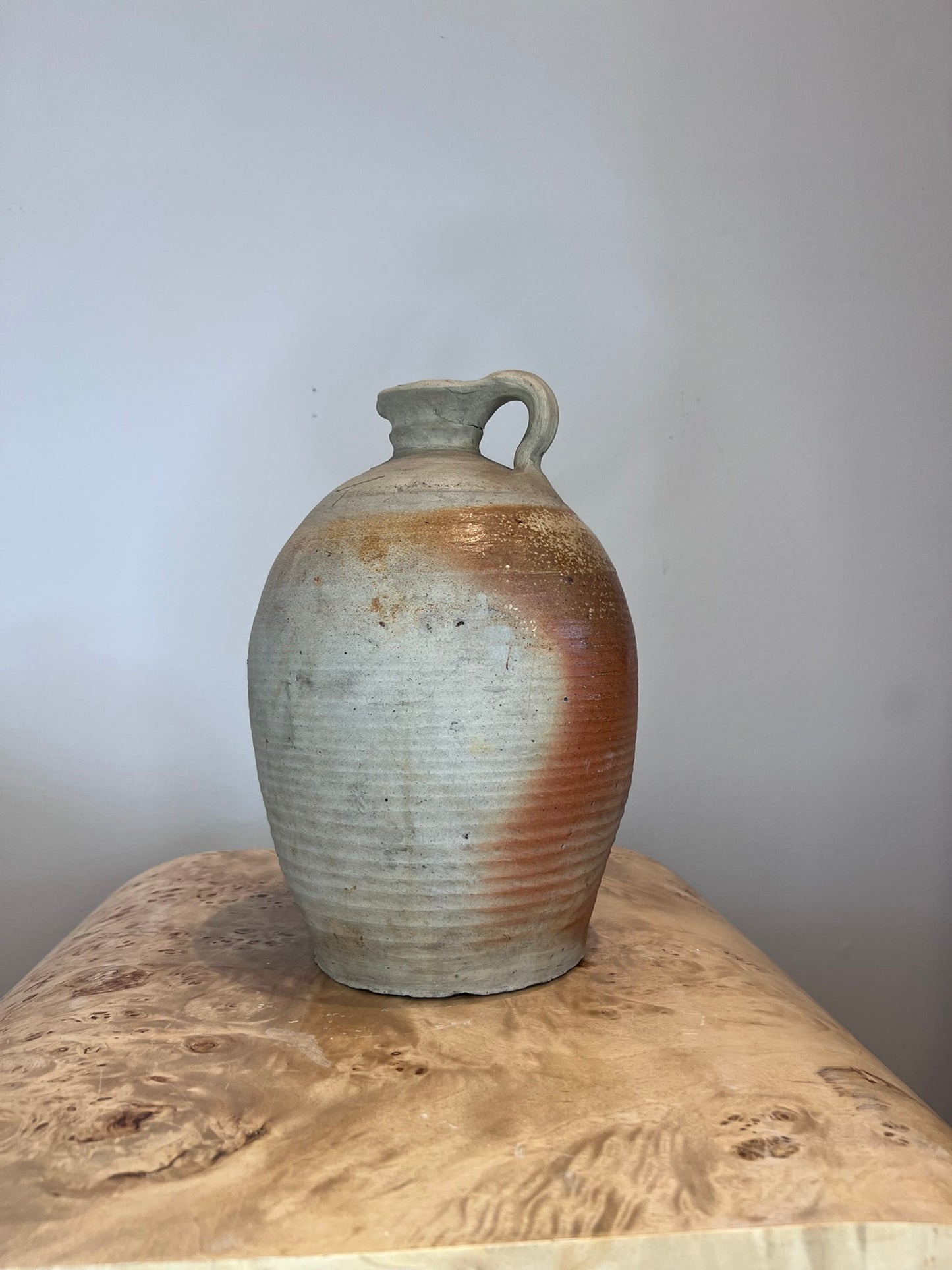 Antique French Earthenware Medium Urn 2