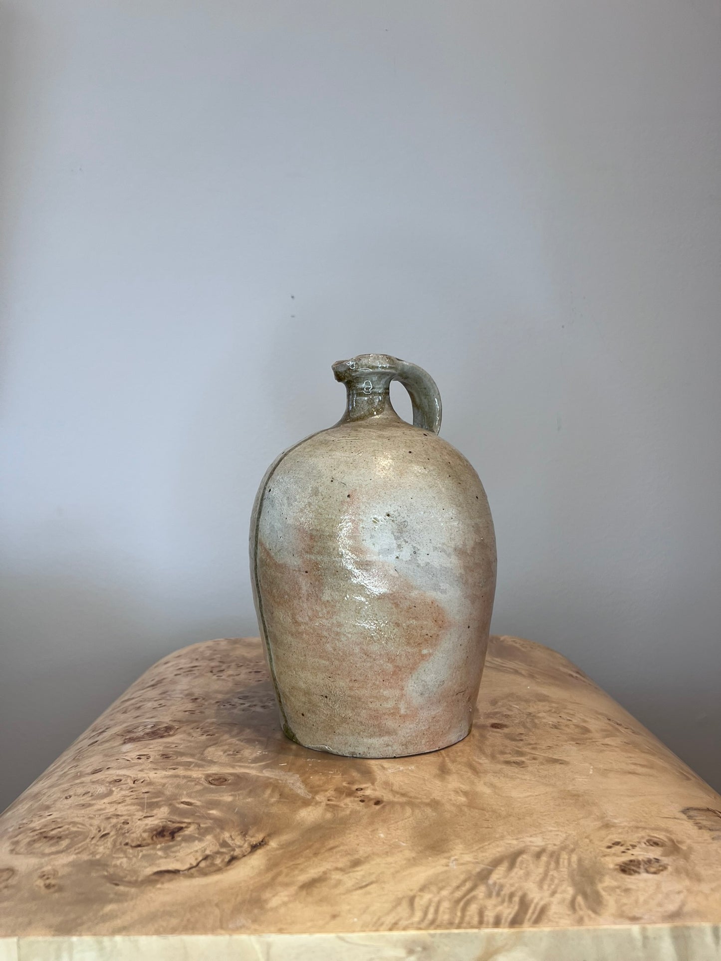 Antique French Earthenware Small Urn 3
