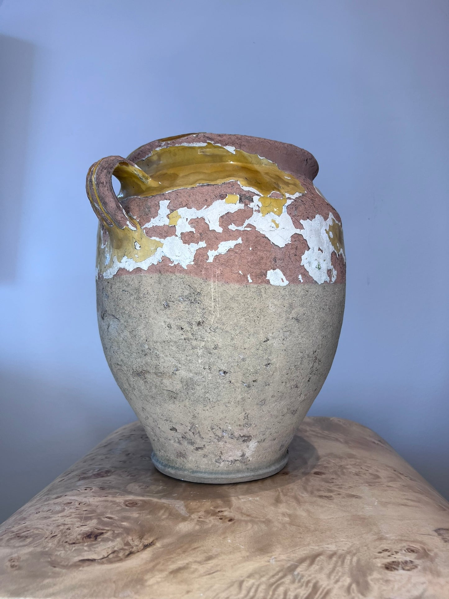 Antique French Medium Olive Jar 1