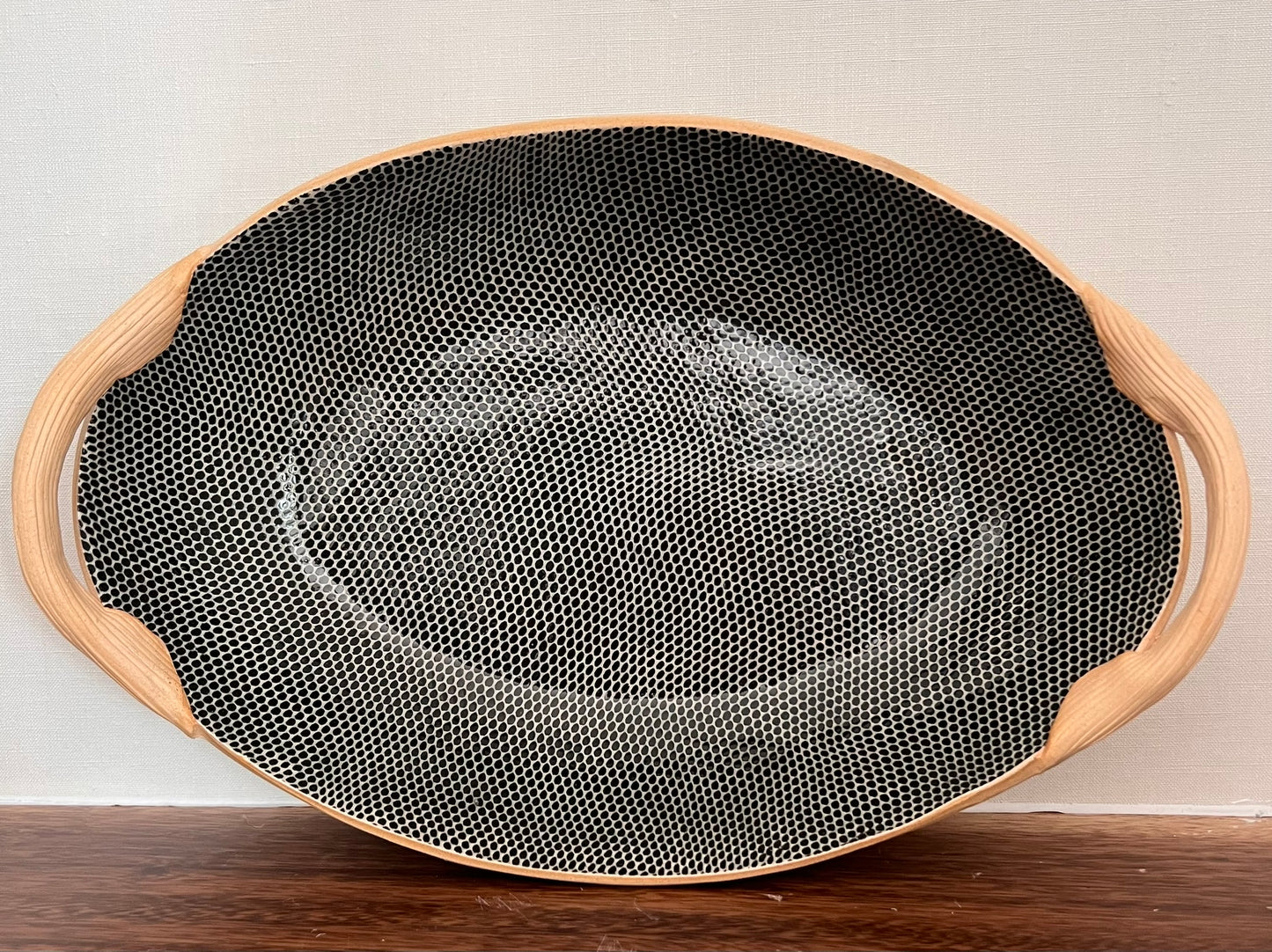Nested Oval Bowl w/ Handles