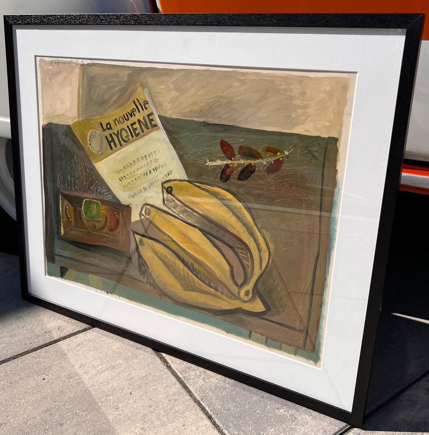 Raymond Debiève (1931–2011) La Nouvelle Hygiène Oil on Canvas, 32" x 26"