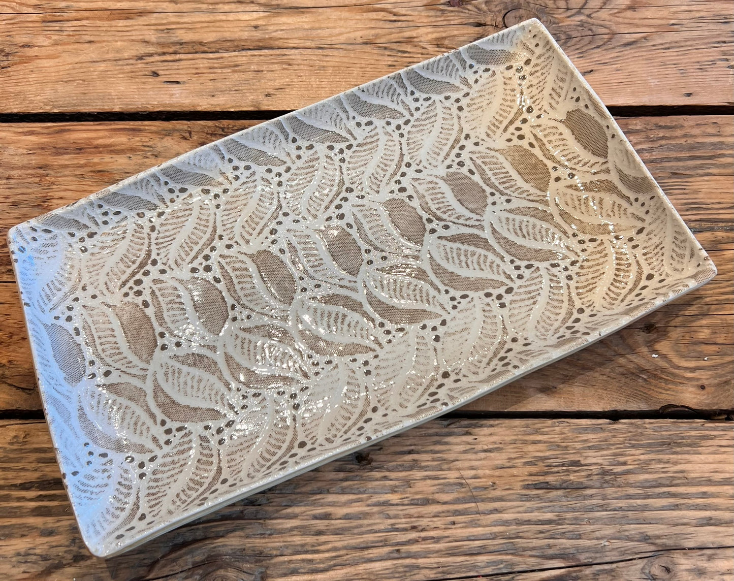 Medium Stacking Rectangle Tray - Tahiti
