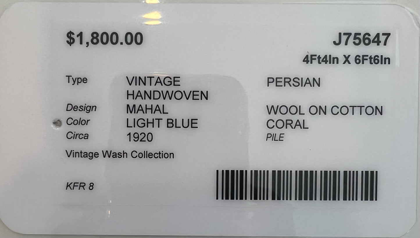 Vintage Mahal Persian Rug J75647