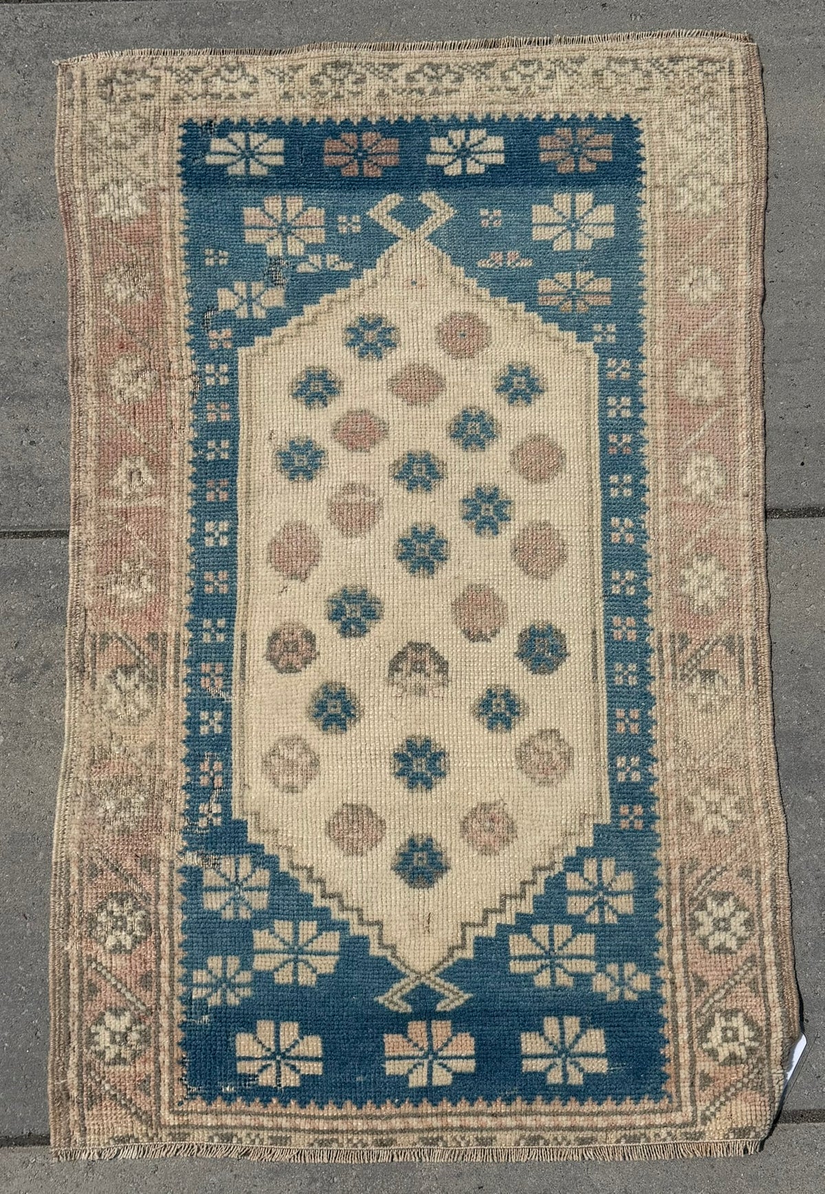Vintage Turkish Yastik Rug J79119