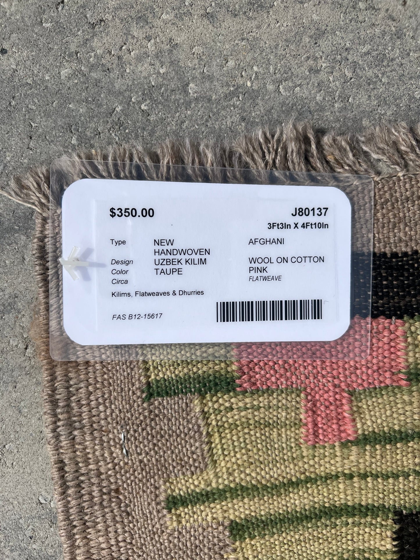 New Uzbek Kilim Rug J80137