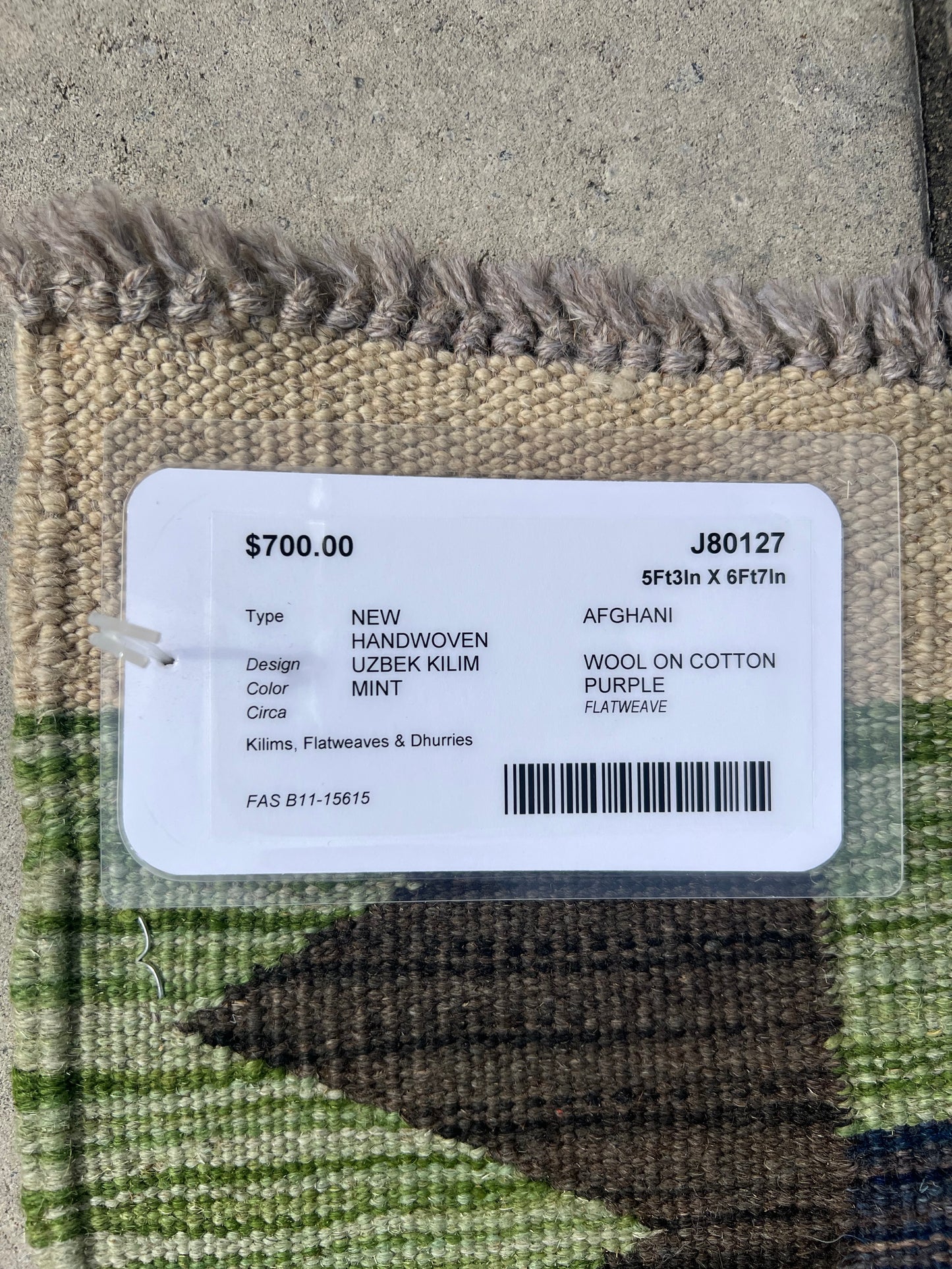 New Uzbek Kilim Rug J80127