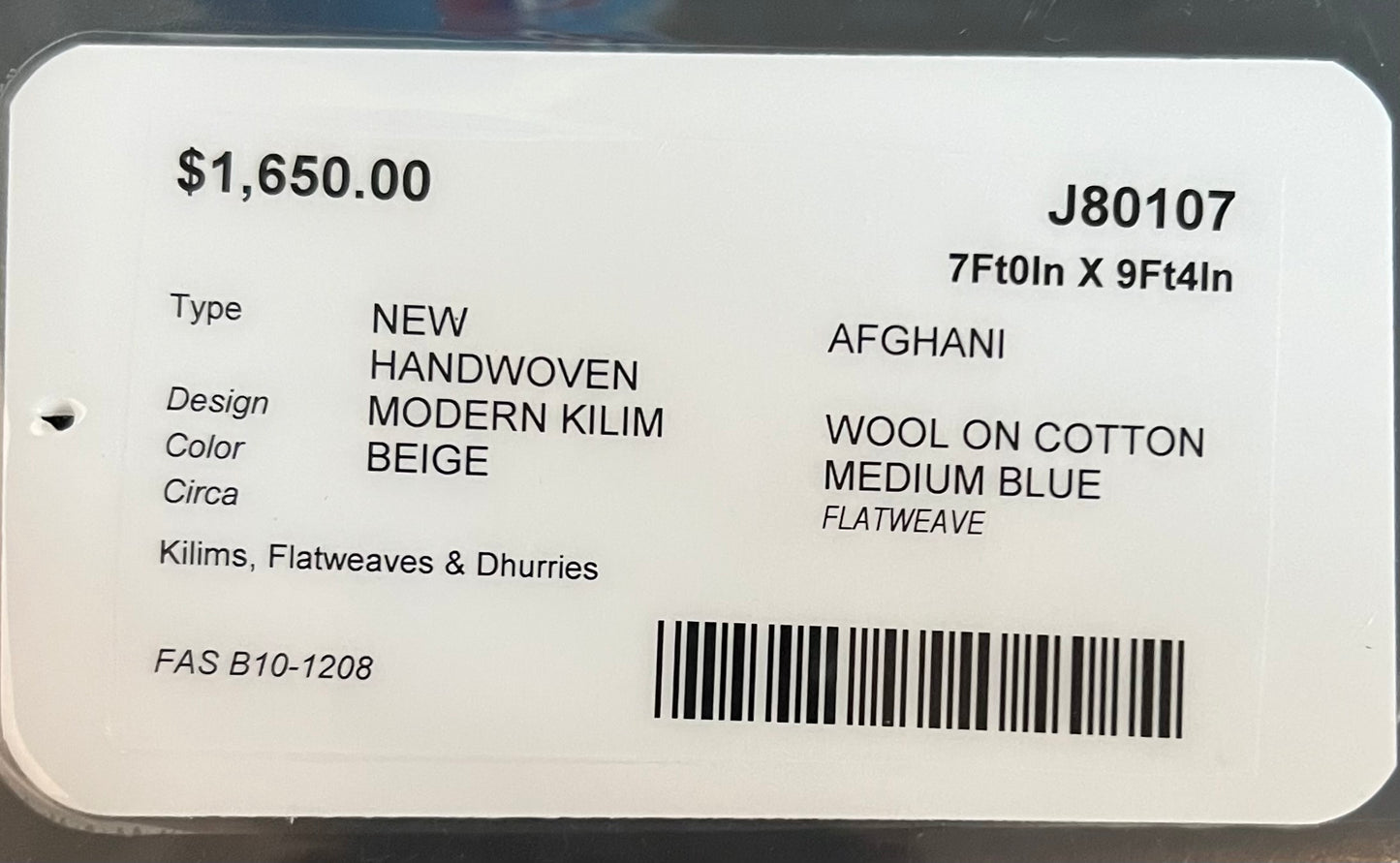 New Uzbek Kilim Rug J80107