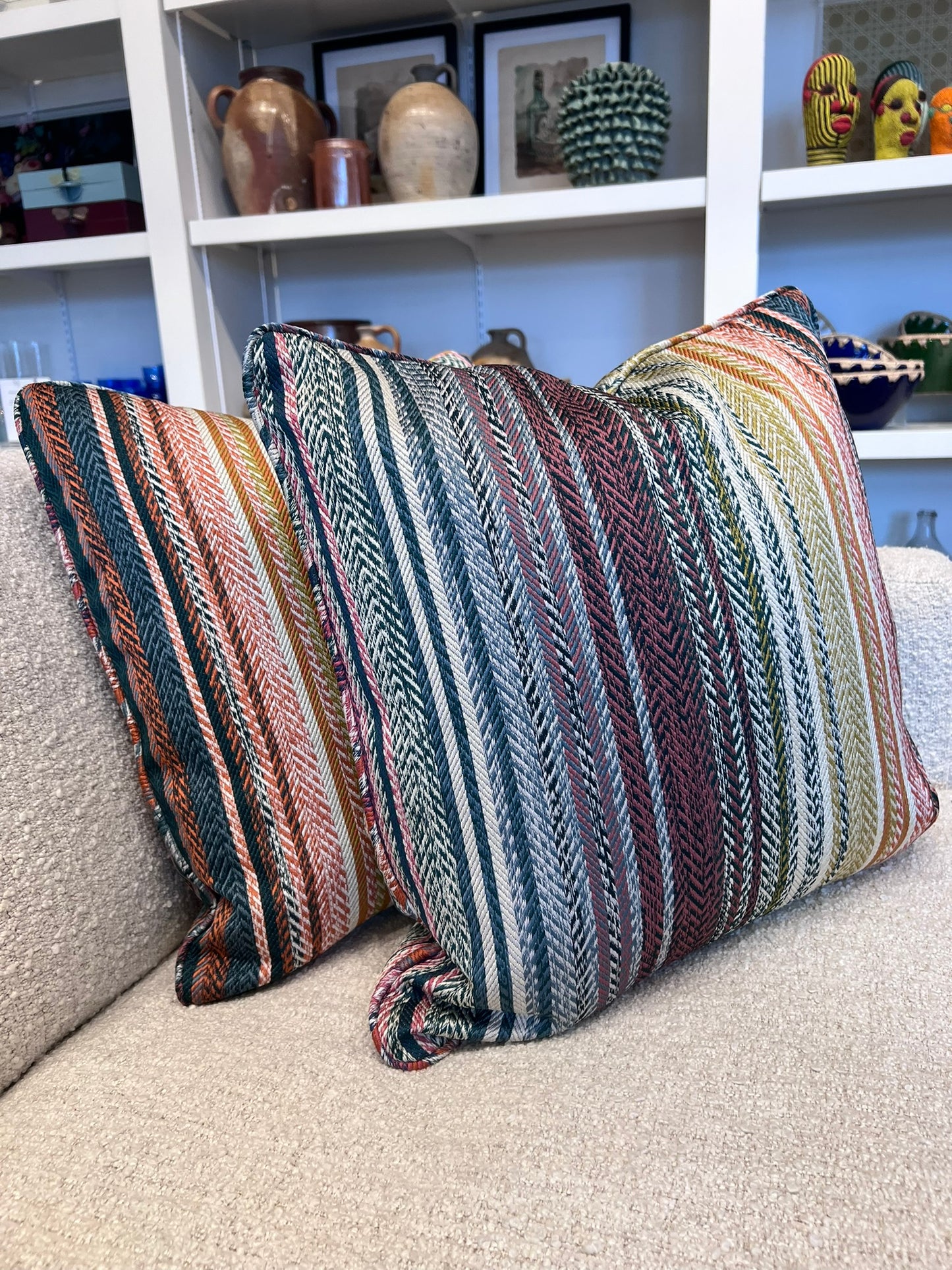 Throw Pillow: Custom Pollack Exotica 21" x 21"