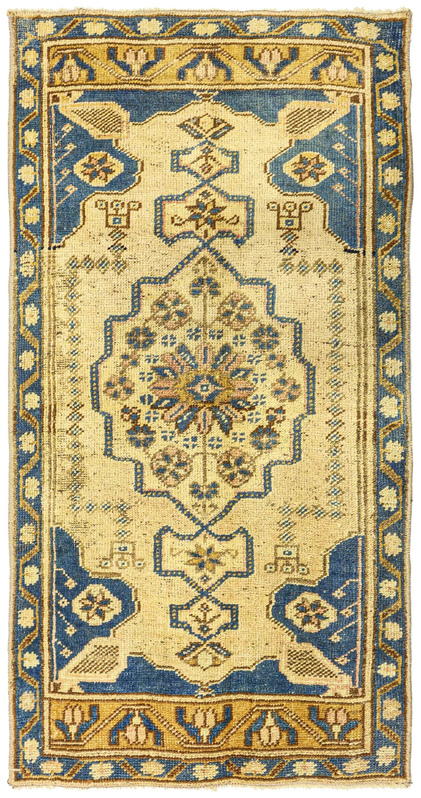 Vintage Turkish Yastik Rug J79089