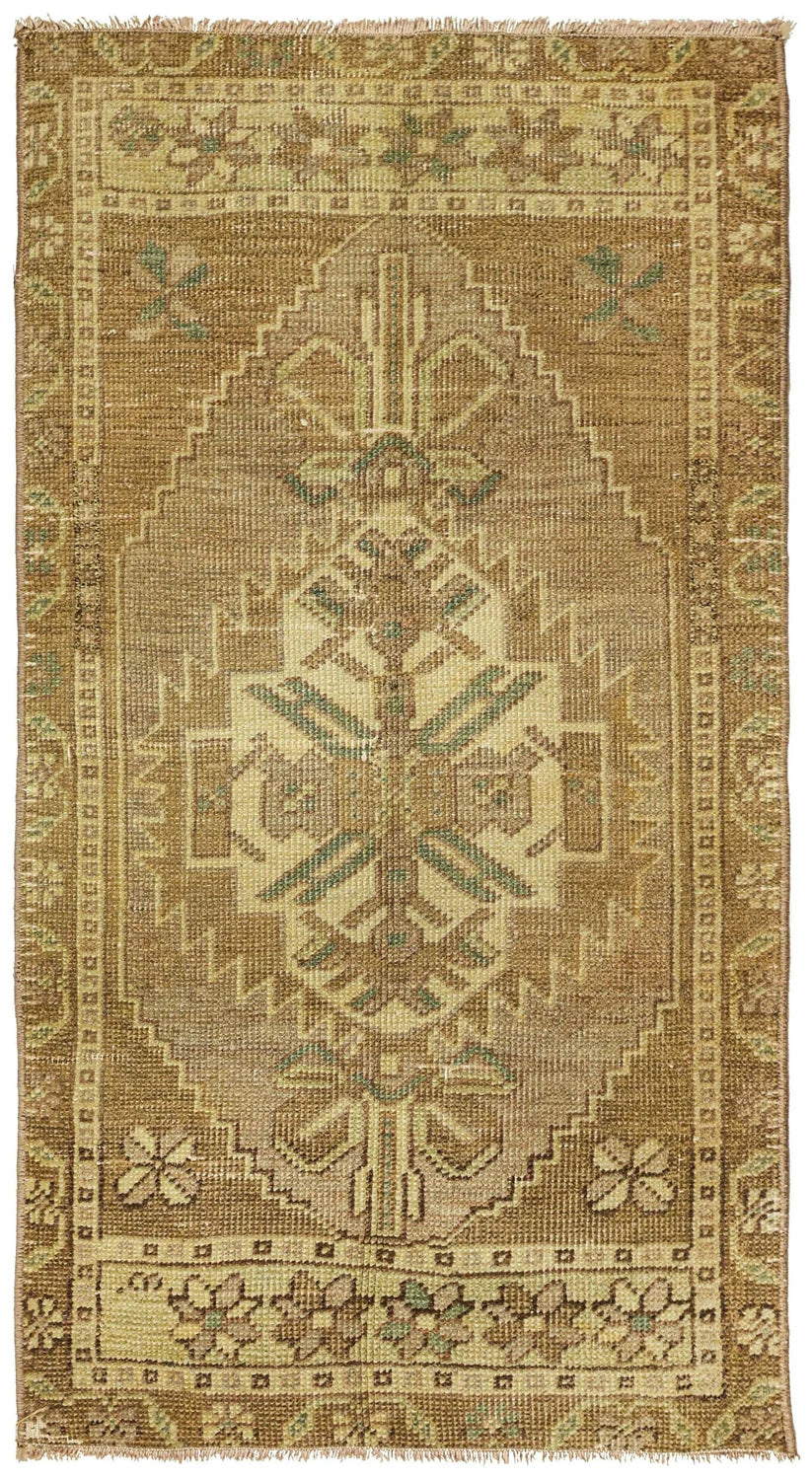 Vintage Turkish Yastik Rug J79198