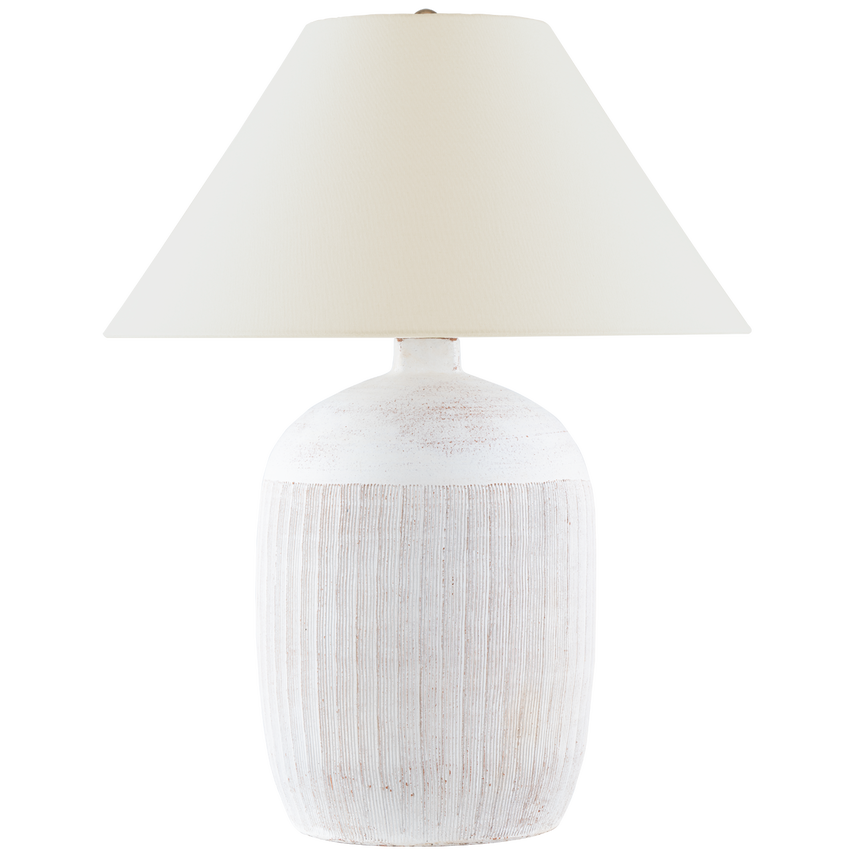 Portis 32" Combed Round Table Lamp