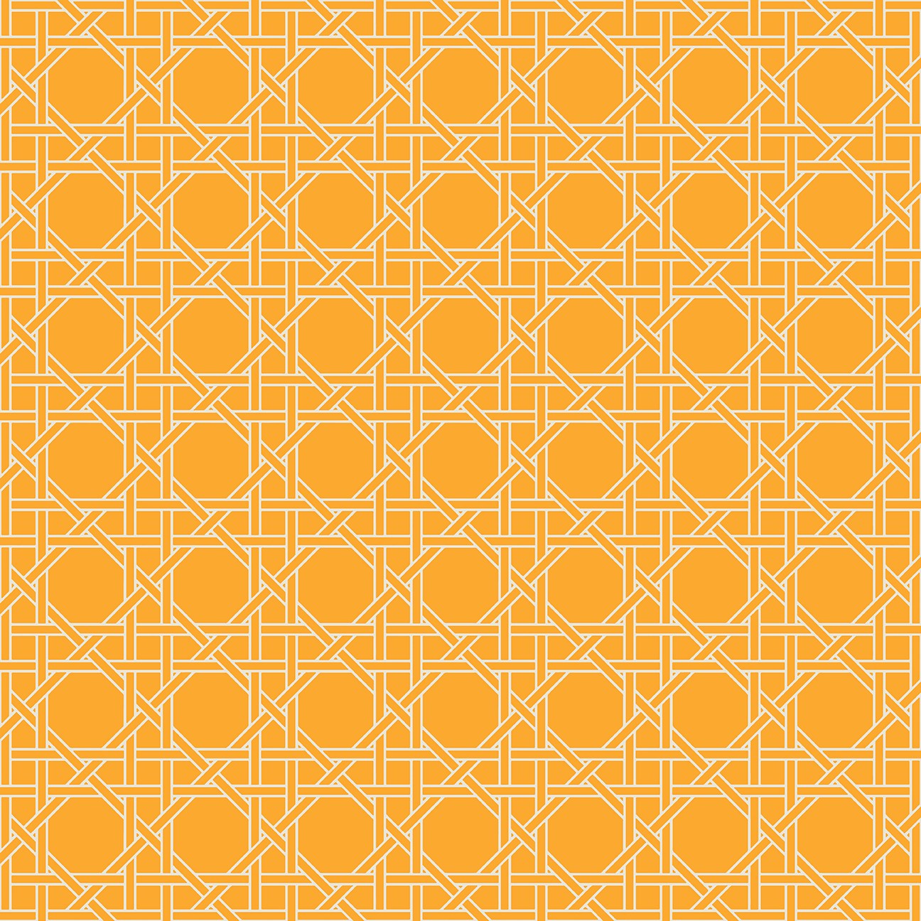 Sublime Trellis Mod Orange Lux Stone 18x18 large square