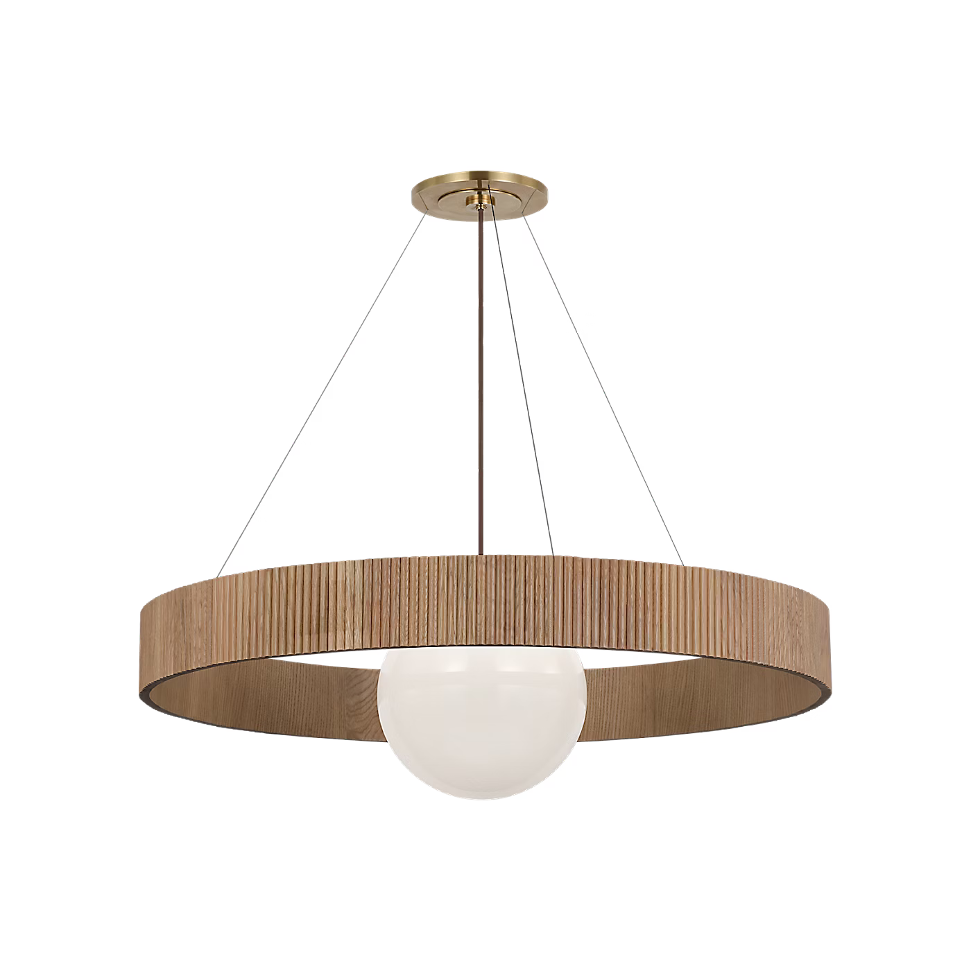 Arena 42" Ring and Globe Chandelier