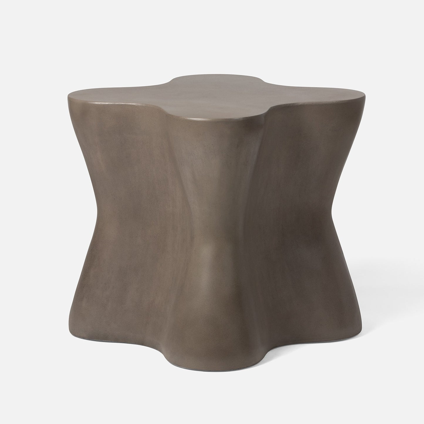 Howe Side Table dark gray reinforced concrete