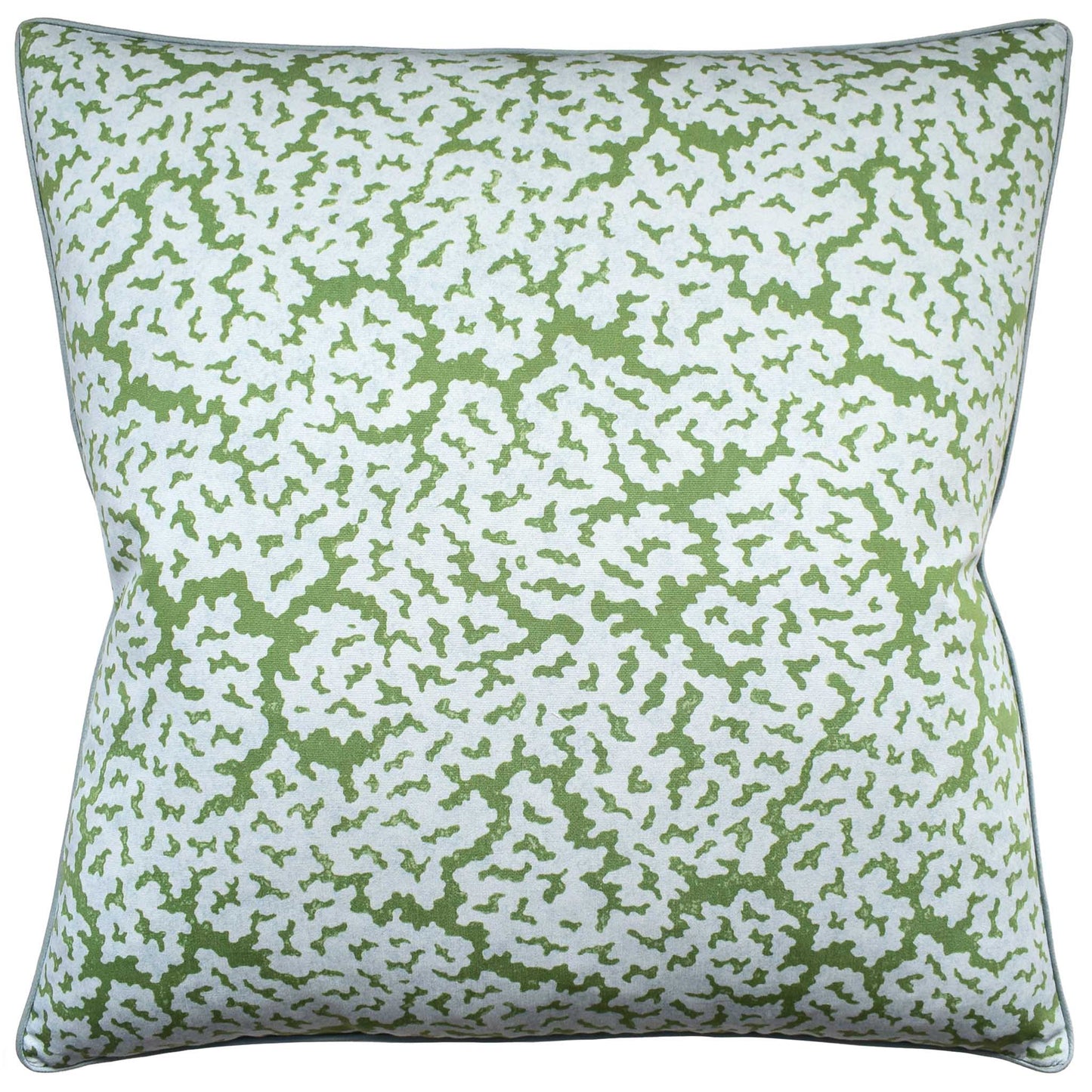 Throw Pillow: Maldives (Blue/Green) 22" x 22"