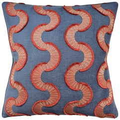 Throw Pillow: Snake Stitch 22" x 22"
