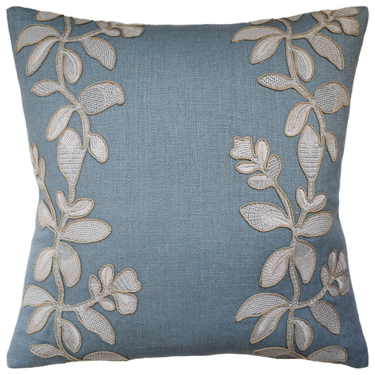 Throw Pillow: Ginger Flower Pond 22" x 22"