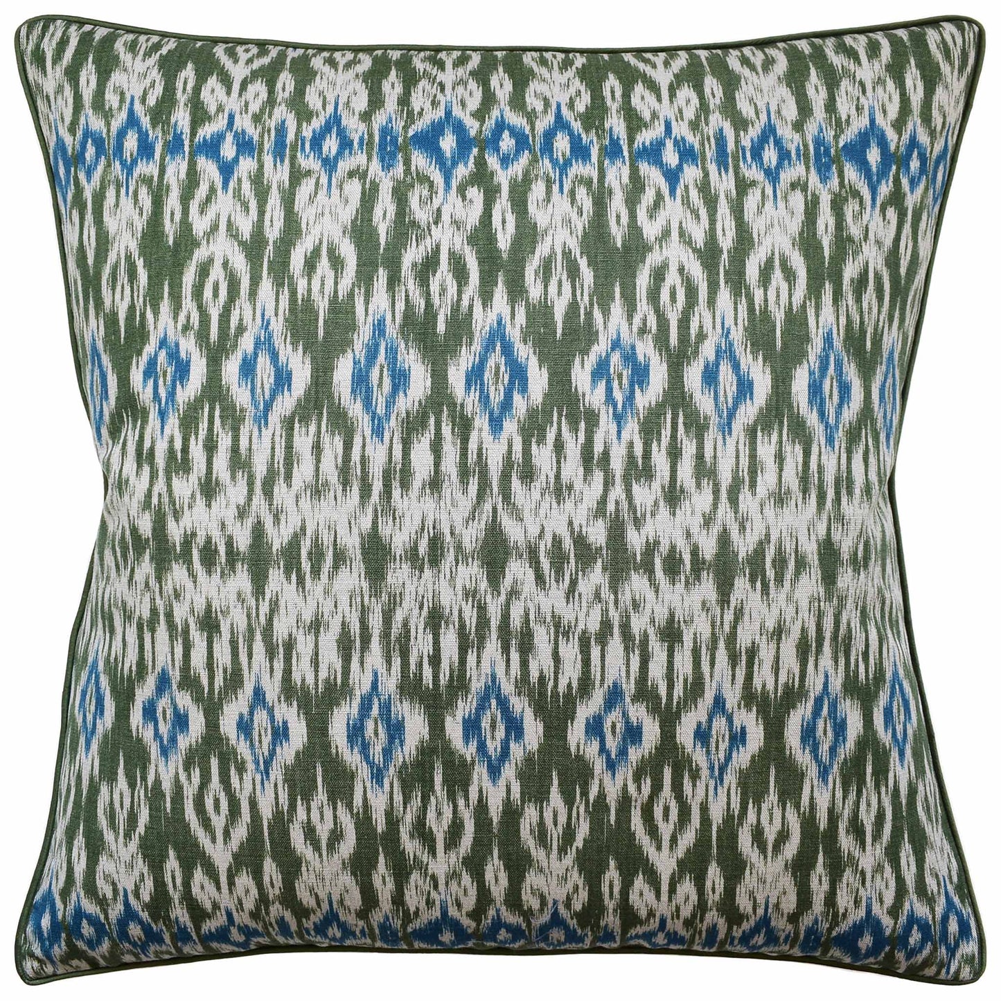 Throw Pillow: Atlas Ikat Wild Sage 22" x 22"