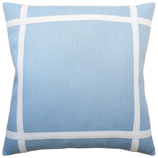 Throw Pillow: Slubby Ava Fretwork 22" x 22"