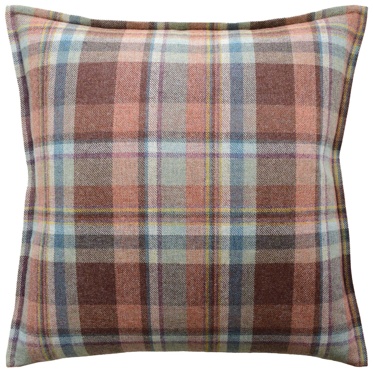 Throw Pillow:  Lindisfarne Plaid 22" x 22"