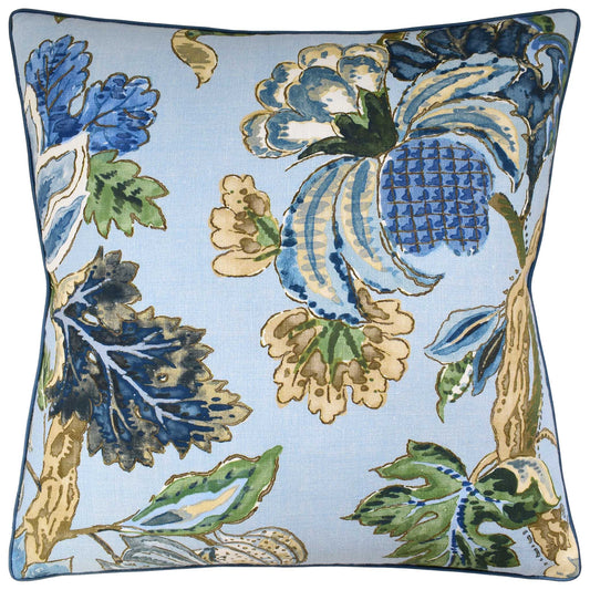 Throw Pillow: Stockbridge Blue 22" x 22"