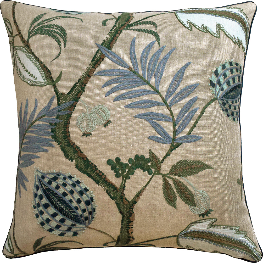Throw Pillow: Yantra Juniper 22" x 22"