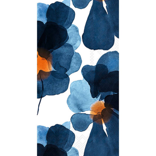 Paper Guest Towels Pack/20 Valssi Blue