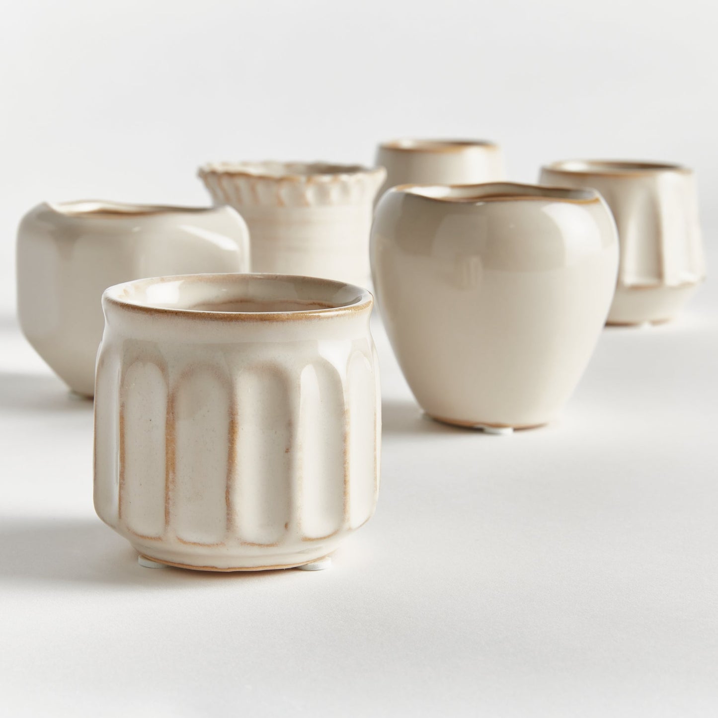 Dezi Mini Pot with Maiden Hair Drop-In