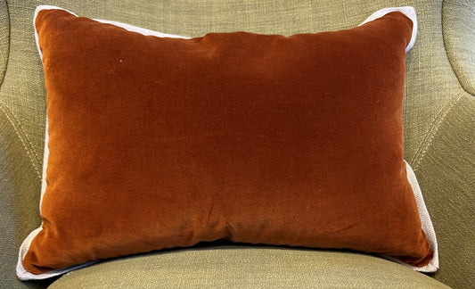 Throw Pillow: Giorgio Velvet Linen 14x20