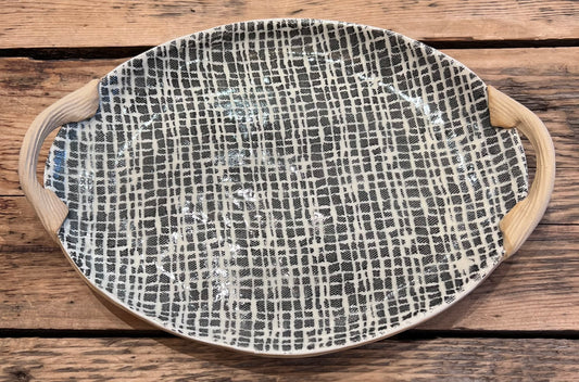 Sm Oval w/Handles Metro