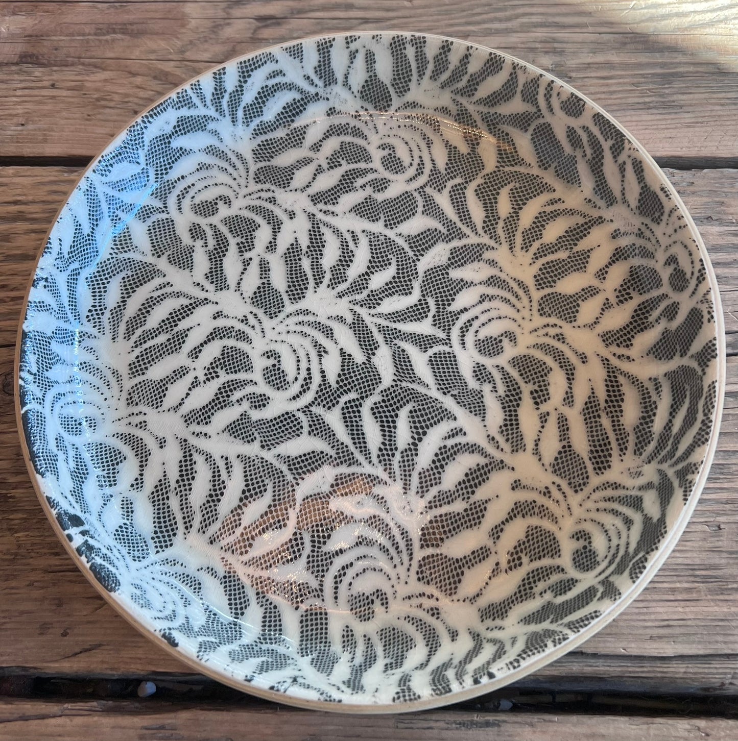 Sm Rd Cocktail Tray Laurel