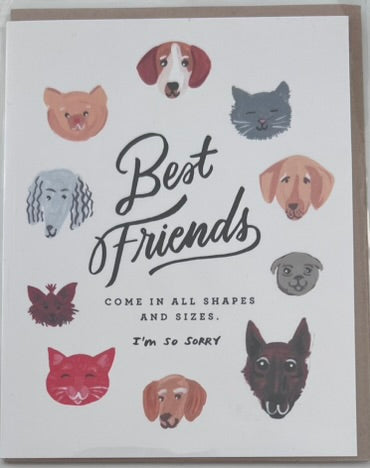 Stationery Biely and Shoaf Co Best Friends Come In All Shapes
