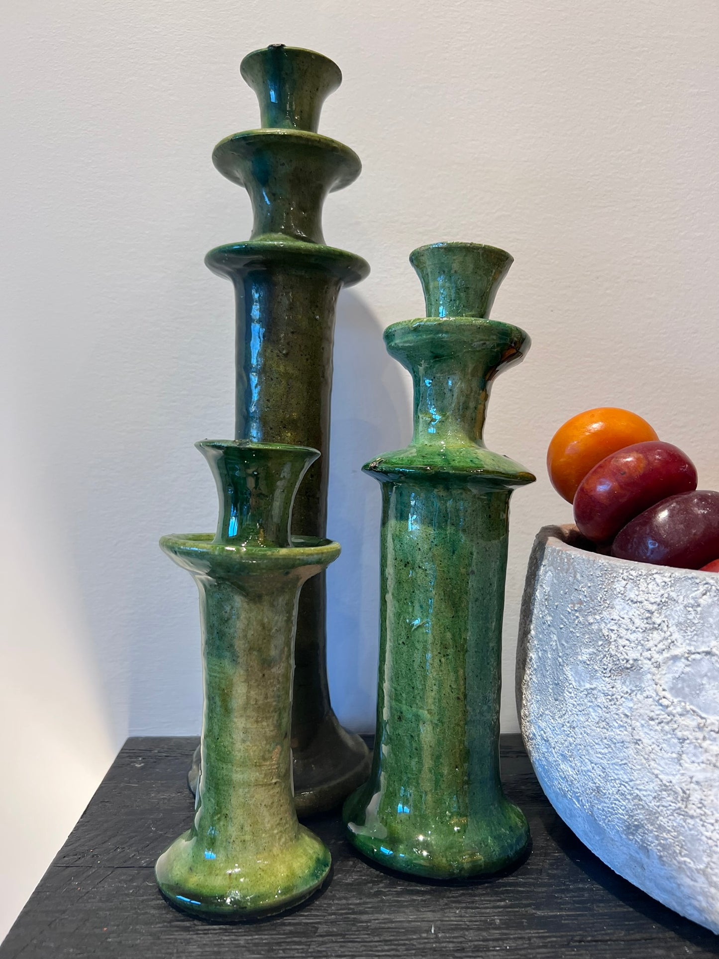 Tamegroute Pottery Candlesticks