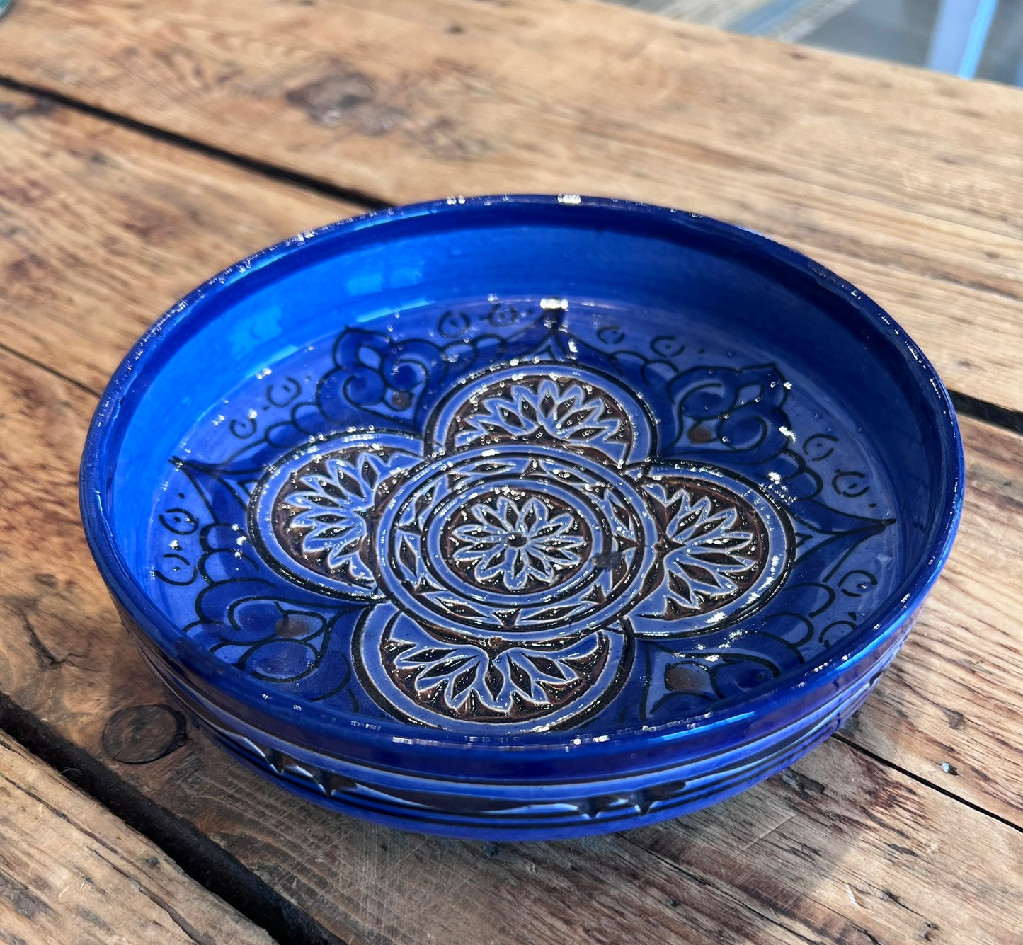 Hand-Painted Moroccan Ceramics Bowls & Cup