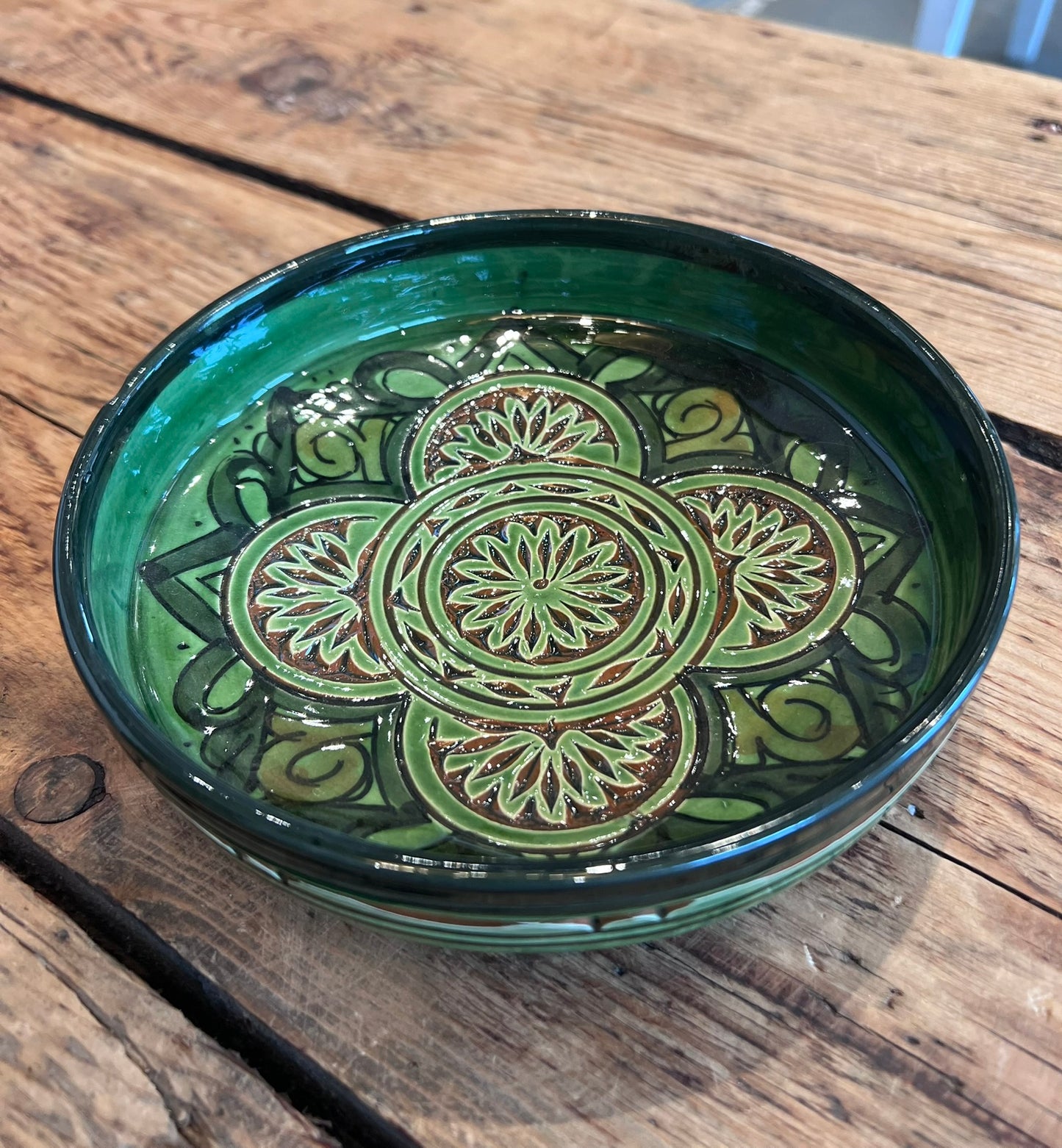Hand-Painted Moroccan Ceramics Bowls & Cup