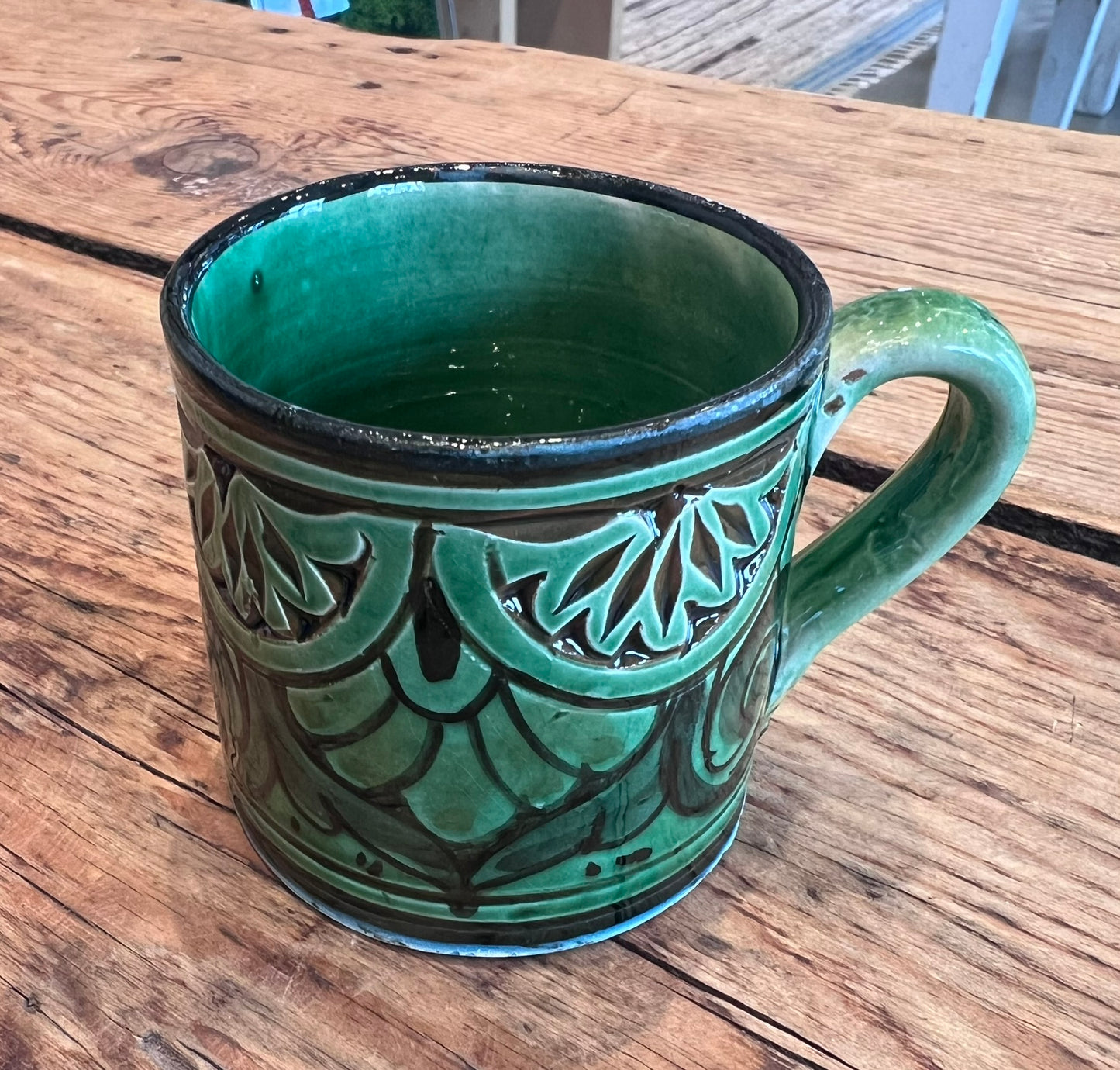 Hand-Painted Moroccan Ceramics Bowls & Cup