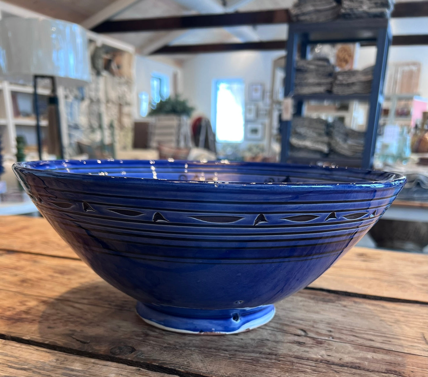 Hand-Painted Moroccan Ceramics Bowls & Cup