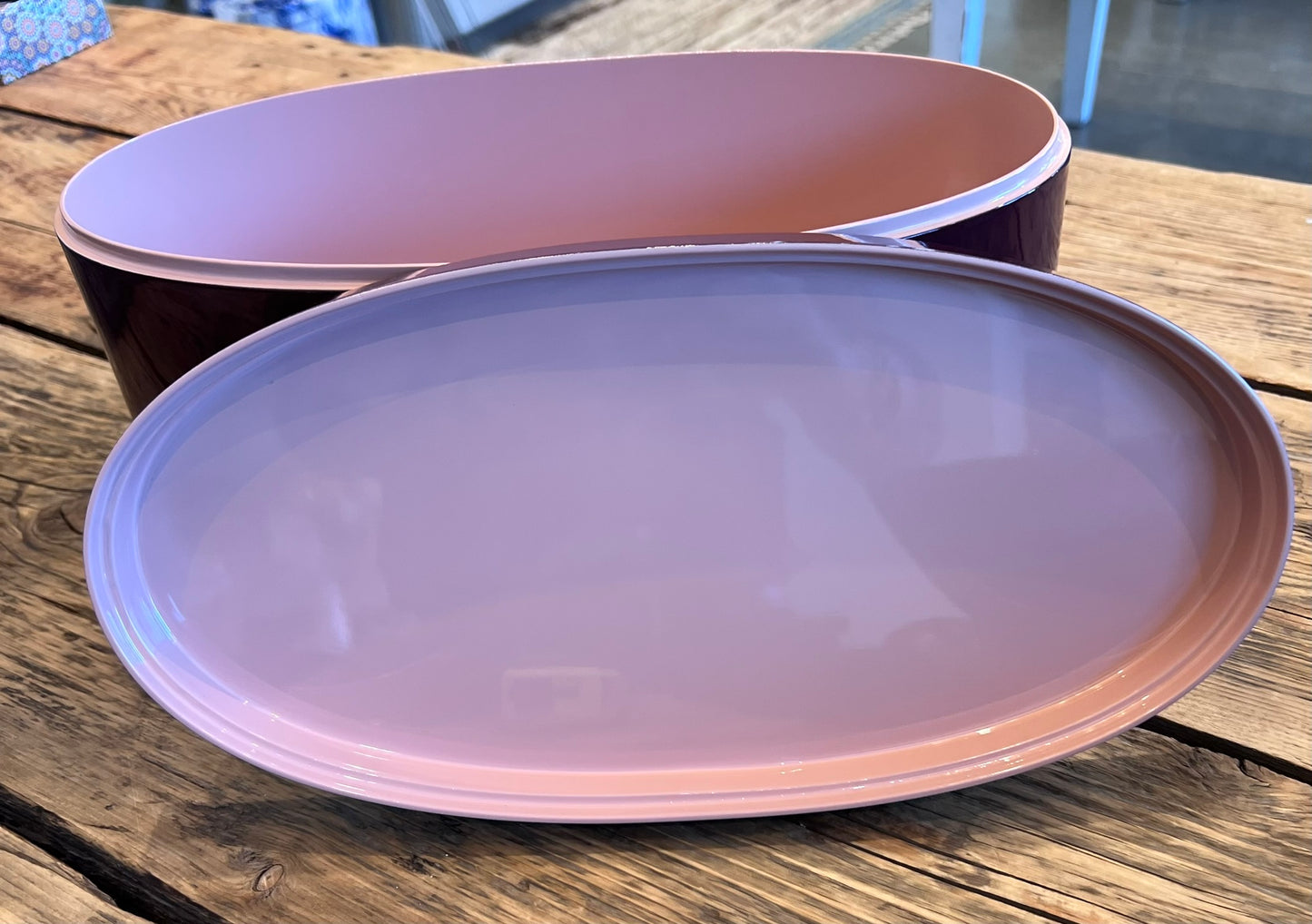 Oval Lacquer Boxes