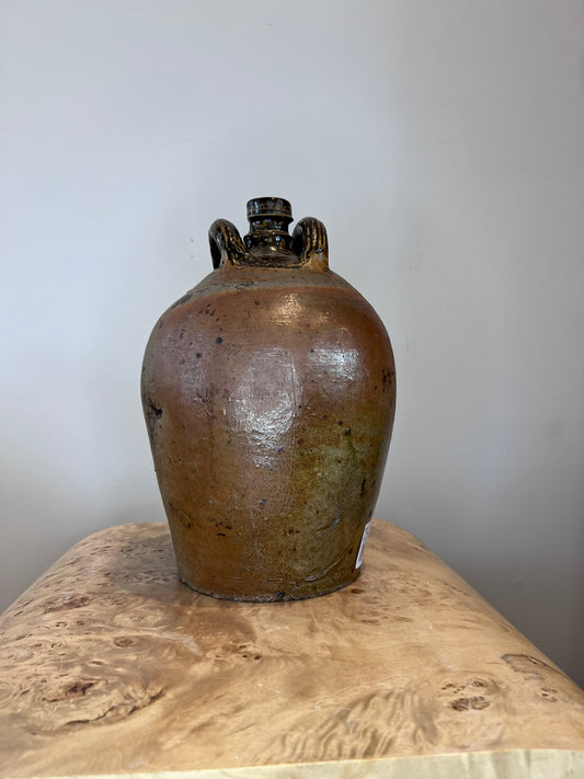 Antique French Earthenware Medium Urn 4