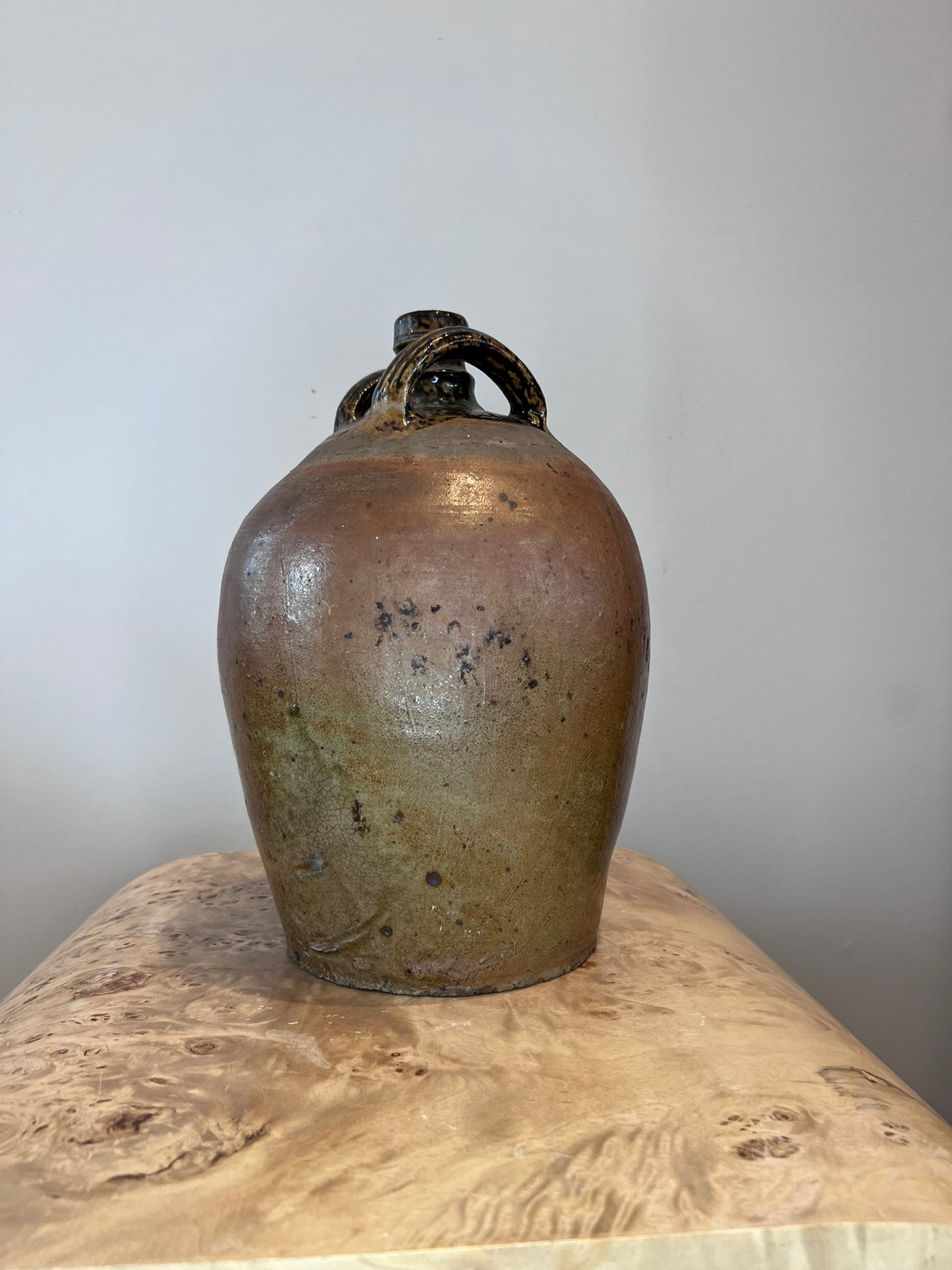 Antique French Earthenware Medium Urn 4