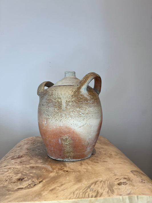 Antique French Earthenware Medium Urn 5