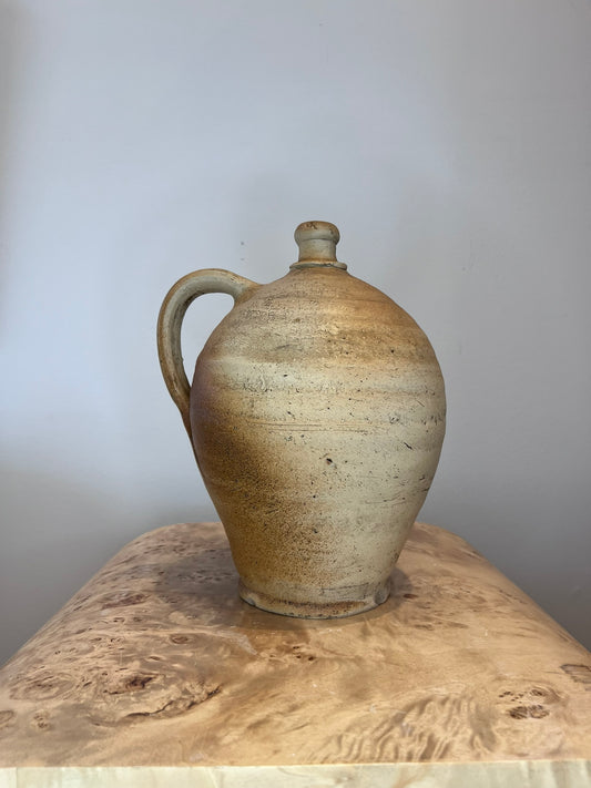 Antique French Earthenware Small Urn 1