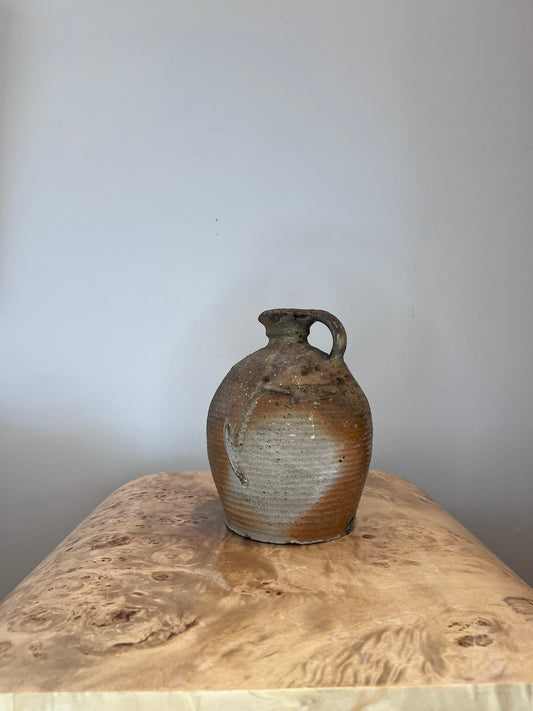 Antique French Earthenware Small Urn 2