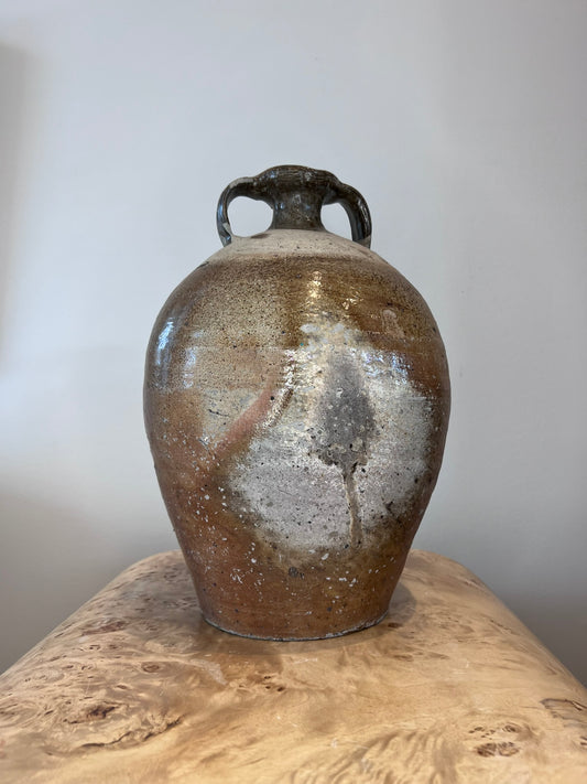 Antique French Earthenware Tall Urn 1