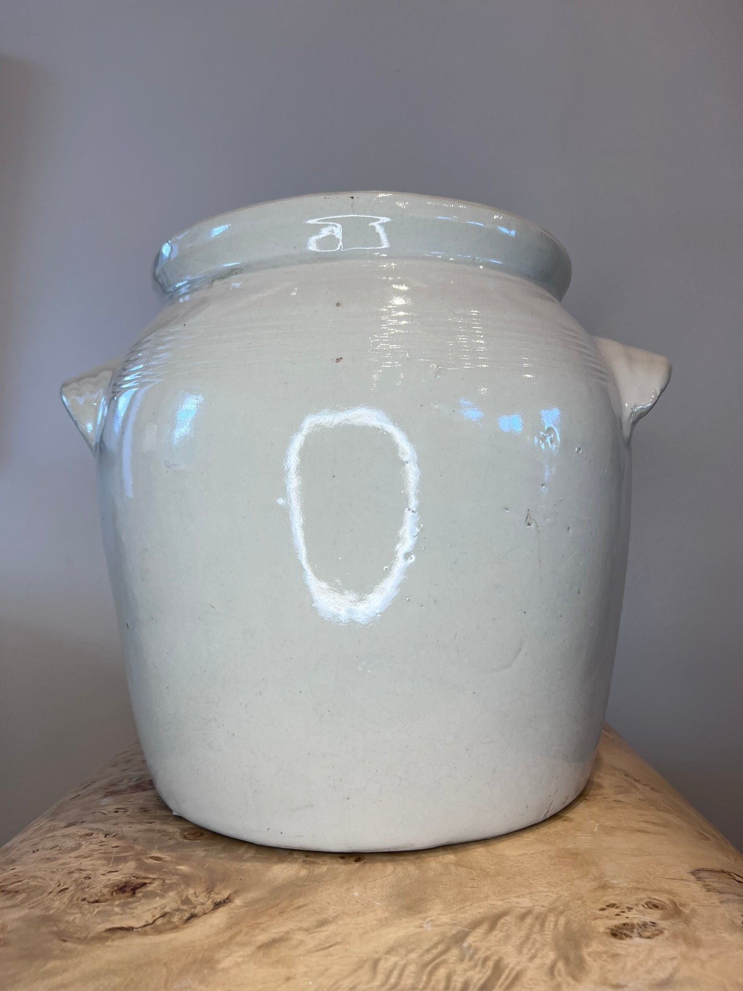 Vintage French Large White Urns