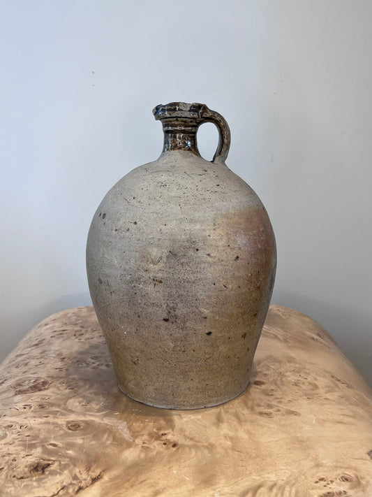 Antique French Walnut Oil Vessel