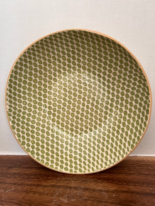 12" Medium Serving Bowl - Dot